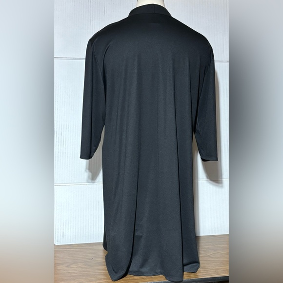 Susan Graver 3X black all occasion dress. Add bling for festive holidays. - Picture 7 of 7